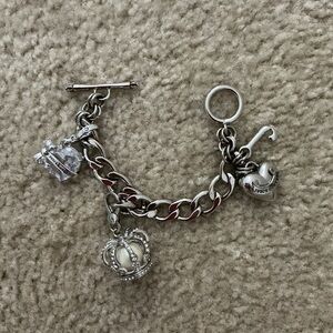 Silver vintage Juicy Couture chunky bracelet